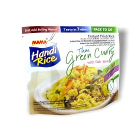 Instant Sültrizs Zöld Currys Halhússal, 80gr (Mama)