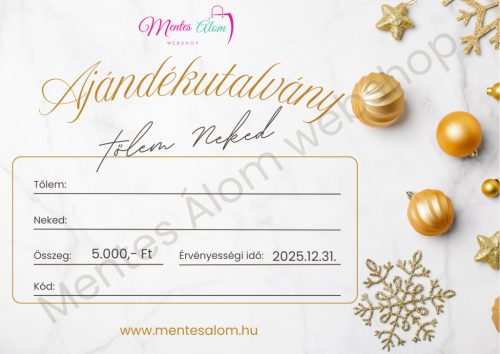 Ajándékutalvány 5 000 ft értékben