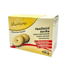   Barbara Vaníliás Karika 150g gluténmentes, tejmentes, szójamentes