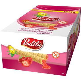  Balila  eper ízű krémmel töltött kukorica rudacska 24 x 18g
