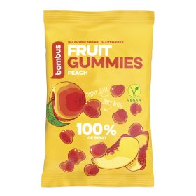 Bombus Fruit E. gummies őszibarackos gyümölcscukorkák