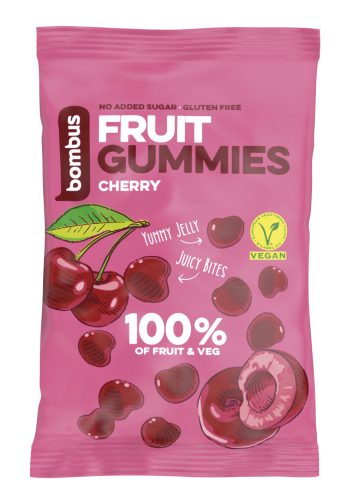 Bombus Fruit E. gummies cseresznyés gyümölcscukorkák