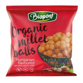   Biopont Extrudált kölesgolyó, magyaros ízesítésű BIO 75g