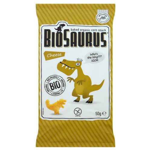 Biopont Kukoricás snack, sajtos BIO 50 g (BioSaurus Igor)