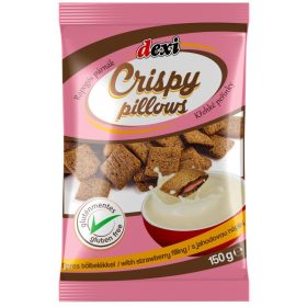 Dexi Crispy pillows eper ízesítésű párnák, 150g