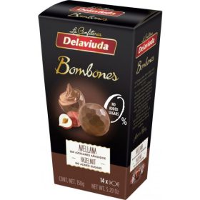   Delaviuda Mogyorós Tejcsokoládé Bonbon édesítőszerrel hozzáadott cukor nélkül 150 g