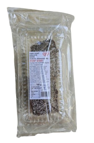 Family Heart Kókuszos kocka 160g - gluténmentes, laktózmentes