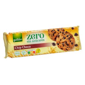 Gullon ZERO Chip Choco cukormentes csokidarabos keksz 150 gr