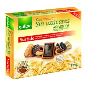 Gullon Surtido válogatás cukor hozzáadása nélkül 319g