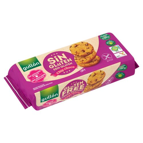 Gullon Chip Choco cukor- és gluténmentes keksz 130 gr