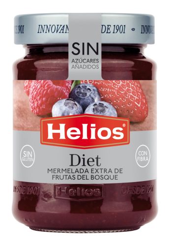 Helios extradzsem Erdei gyümölcs édesítőszerrel 280g