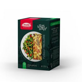 Incola Gluténmentes, Vegán Fusilli tricolor tészta 250g