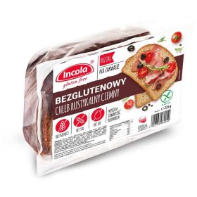Incola Gluténmentes Rusztikus, házi barna kenyér 235g