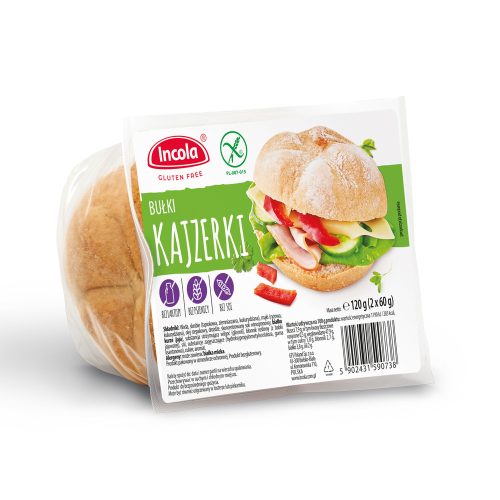 Incola Gluténmentes Császár zsemle 120g