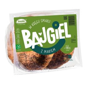 Incola Gluténmentes  Bagel mákkal 190g