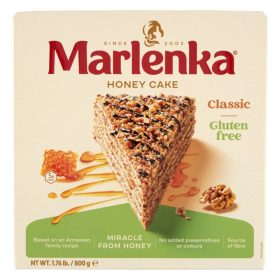 Marlenka mézes torta dióval 800 g gluténmentes