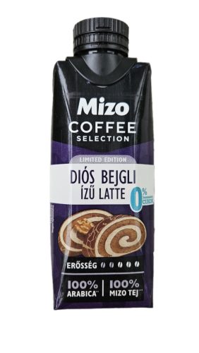 Mizo Coffee Selection Limited Edition Diós Bejgli ízű Latte 0% 250ml