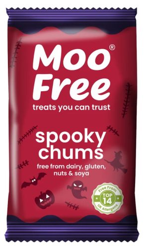 Moo Free vegán, gluténmentes Halloween Spooky Chums csokoládé szelet 15 g