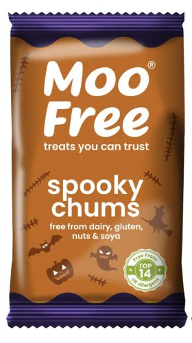 Moo Free vegán, gluténmentes Halloween Spooky Chums csokoládé szelet 15 g