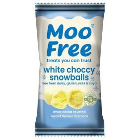   Moo Free Karácsonyi Choccy Rocks - Hógolyó (gluténmentes, vegán) 35g