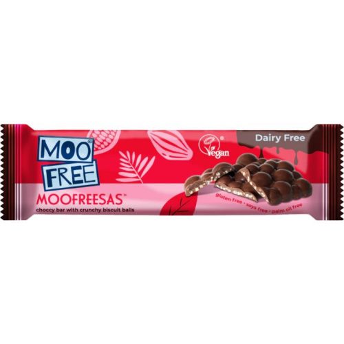 MOO FREE Bubble Moofreesas Tejmentes Csokoládé szelet Ropogós Rizzsel 35g