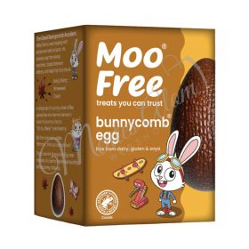   Moo Free Tejmentes Nagy Csokoládé Tojás Törökméz darabokkal 85g