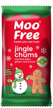 Moo Free vegán, gluténmentes Jingle Chums csokoládé szelet 15 g