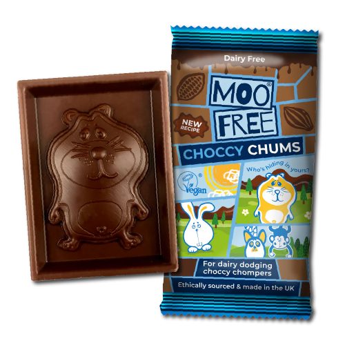 Moo Free Choccy Chums csokoládé szelet - vegán, gluténmentes 20g