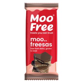   Moo Free Tejcsokoládé jellegű tábla rizses kekszdarabokkal (gluténmentes, vegán) 80 g