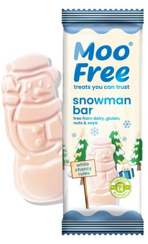 Moo Free Hóember Tejmentes Fehércsokoládé figura 30g