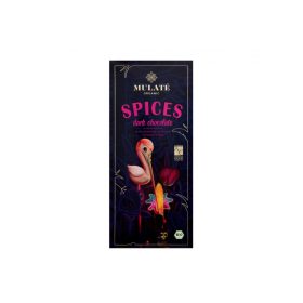   Mulate Organic - Étcsokoládé Fahéjjal, Vaníliával és Cayenne borssal 80g