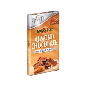 QUICKBURY Mandulás Tejcsokoládé cukormentes 75g