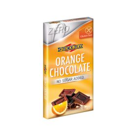   QUICKBURY Narancsos Étcsokoládé cukormentes, gluténmentes 75g