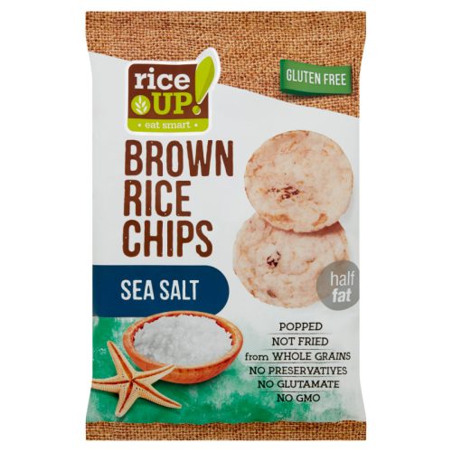 Rice Up barnarizs chips 60 g tengeri sós, gluténmentes