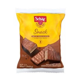   Schär Snack csokoládéval bevont gluténmentes mogyorós ostya 105 g