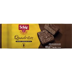 Schär Quadritos gluténmentes kakaós ostya 40 gr