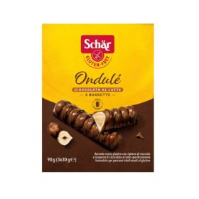   Schär ONDULÉ gluténmentes mogyorókrémes csokoládés ostya 90 g