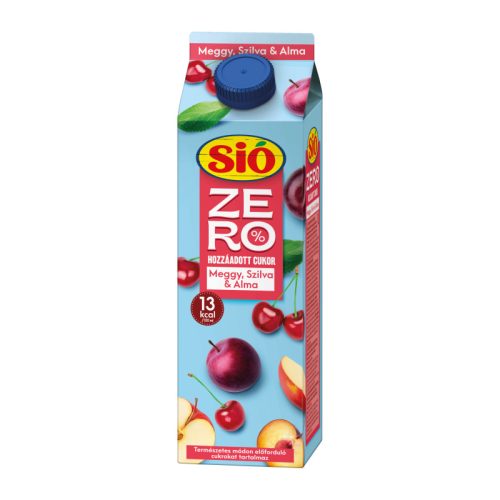 Sió Zero Meggy-Szilva-Alma Gyümölcsital 1l