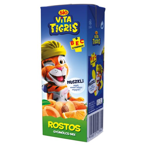 Sió Vitatigris Rostos vegyes gyümölcsital - 0,2 liter