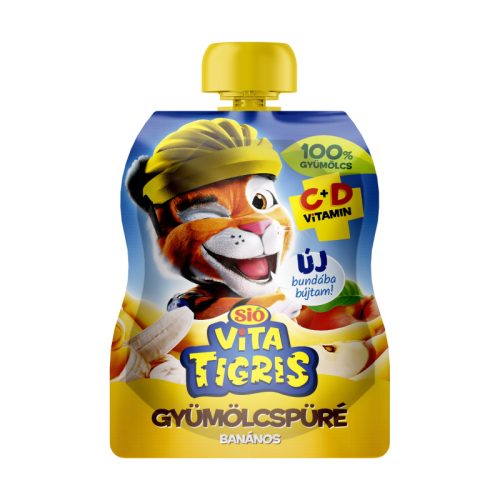 Sió Vitatigris Banán gyümölcspüré - 90 g