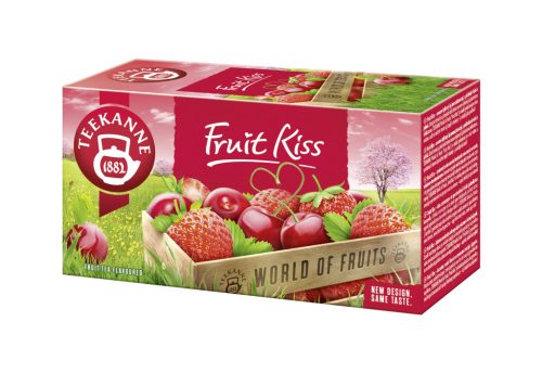 Teekanne Fruit Kiss cseresznye, eper ízesítésű tea 20 filter 50 g