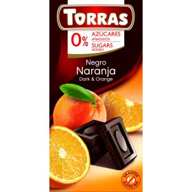   Torras gluténmentes narancsos étcsokoládé hozzáadott cukor nélkül 75g
