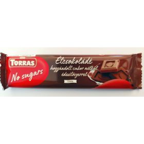   Torras gluténmentes étcsokoládé hozzáadott cukor nélkül 30g
