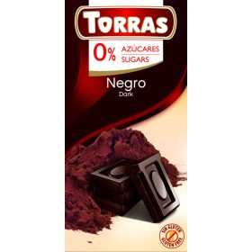  Torras gluténmentes étcsokoládé hozzáadott cukor nélkül 75g