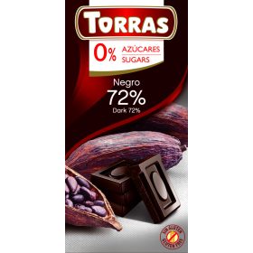   Torras gluténmentes étcsokoládé 72% hozzáadott cukor nélkül 75g