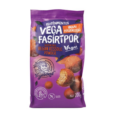 Vegabond Vega Fasírtpor, gluténmentes, Indiai fűszerezésű 200g